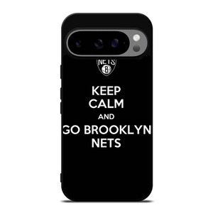 KEEP CALM AND AND GO BROOKLYN NETS Google Pixel 9 Pro XL Case Cover