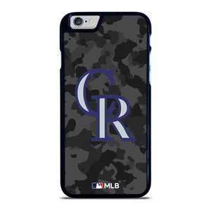 COLORADO ROCKIES BASEBALL BLACK CAMO iPhone 6 / 6S Case Cover