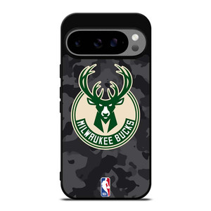 MILWAUKEE BUCKS BLACK CAMO Google Pixel 9 Pro XL Case Cover