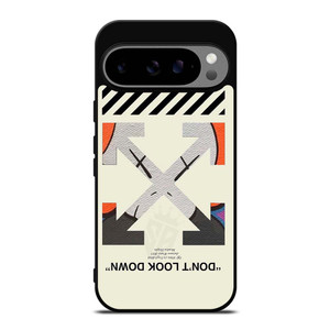 OFF WHITE KAWS LOGO DONT LOOK DOWN Google Pixel 9 Pro XL Case Cover