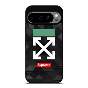 OFF WHITE LOGO SUPREME ICON Google Pixel 9 Pro XL Case Cover