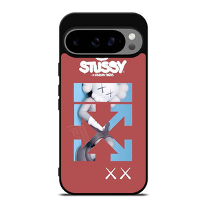 OFF WHITE STUSSY KAWS LOGO Google Pixel 9 Pro XL Case Cover