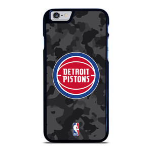 DETROIT PISTONS BLACK CAMO iPhone 6 / 6S Case Cover
