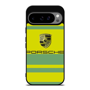 PORSCHE CAR LOGO YELLOW GREEN ICON Google Pixel 9 Pro XL Case Cover