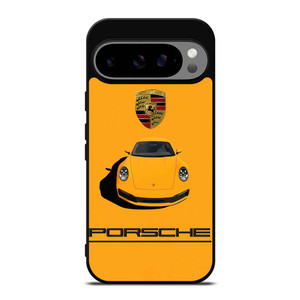 PORSCHE CAR LOGO YELLOW Google Pixel 9 Pro XL Case Cover