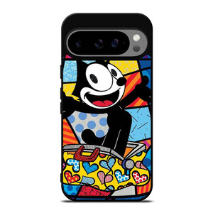 ROMERO BRITTO FELIX THE CAT ART Google Pixel 9 Pro XL Case Cover