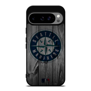 SEATTLE MARINERS BASEBALL MLB WOOD LOGO Google Pixel 9 Pro XL Case Cover