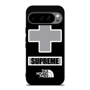 SUPREME X THE NORTH FACE GREY Google Pixel 9 Pro XL Case Cover