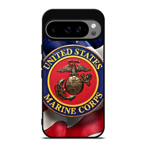UNITED STATES US MARINE CORPS LOGO FLAG Google Pixel 9 Pro XL Case Cover UNITED STATES US MARINE CORPS LOGO FLAG Google Pixel 9 Pro XL Case Cover