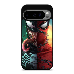 VENOM V SPIDERMAN FACE SUPERHERO MARVEL COMICS Google Pixel 9 Pro XL Case Cover