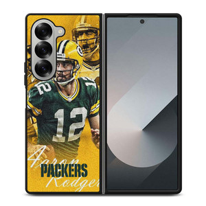 AARON RODGERS GREEN BAY PACKERS NFL Samsung Galaxy Z Fold 6 Case Cover AARON RODGERS GREEN BAY PACKERS NFL Samsung Galaxy Z Fold 6 Case Cover