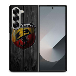 ABARTH CAR WOODEN LOGO Samsung Galaxy Z Fold 6 Case Cover