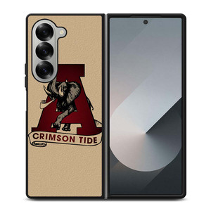 ALABAMA CRIMSON TIDE ROLL FOOTBALL Samsung Galaxy Z Fold 6 Case Cover