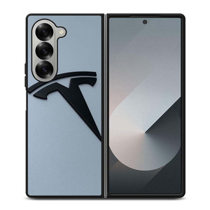 BLACK TESLA CAR LOGO Samsung Galaxy Z Fold 6 Case Cover