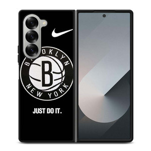 BROOKLYN NETS NBA BASKETBALL LOGO 3 Samsung Galaxy Z Fold 6 Case Cover