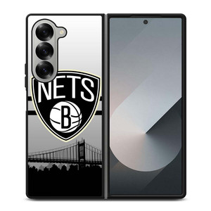 BROOKLYN NETS NBA SKYLINE Samsung Galaxy Z Fold 6 Case Cover