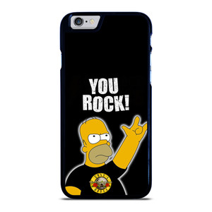 GUNS N ROSES ROCK HOMER SIMPSONS iPhone 6 / 6S Case Cover