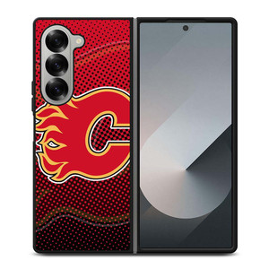 CALGARY FLAMES LOGO HOCKEY TEAM ICON Samsung Galaxy Z Fold 6 Case Cover