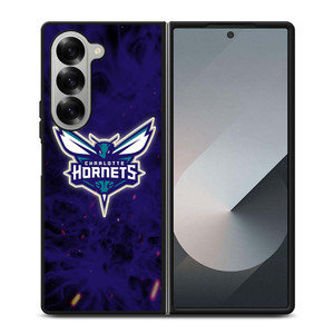 CHARLOTTE HORNETS BASKETBALL NBA FIRE Samsung Galaxy Z Fold 6 Case Cover
