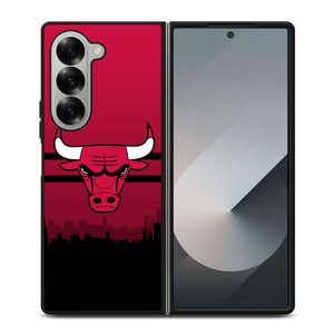 CHICAGO BULLS NBA SKYLINE Samsung Galaxy Z Fold 6 Case Cover