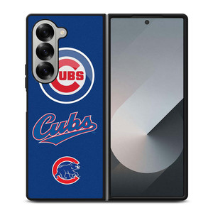 CHICAGO CUBS ICON BASEBALL TEAM LOGO Samsung Galaxy Z Fold 6 Case Cover CHICAGO CUBS ICON BASEBALL TEAM LOGO Samsung Galaxy Z Fold 6 Case Cover