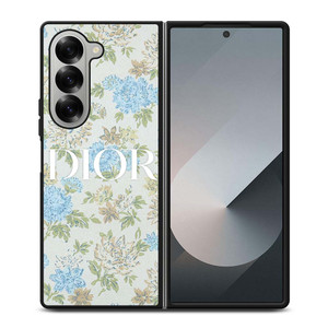 CHRISTIAN DIOR LOGO FLORAL Samsung Galaxy Z Fold 6 Case Cover