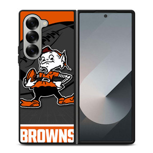 CLEVELAND BROWNS NFL TEAM Samsung Galaxy Z Fold 6 Case Cover