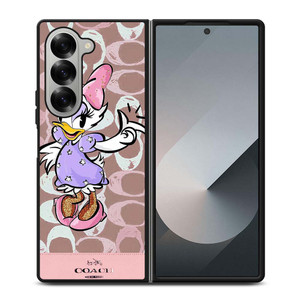 COACH NEW YORK DAISY DUCK DISNEY Samsung Galaxy Z Fold 6 Case Cover