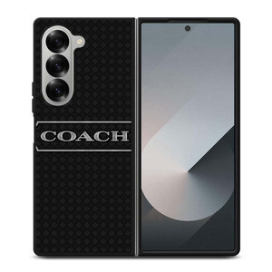 COACH NEW YORK LOGO BLACK Samsung Galaxy Z Fold 6 Case Cover COACH NEW YORK LOGO BLACK Samsung Galaxy Z Fold 6 Case Cover