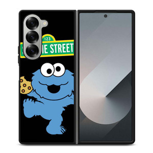 COOKIE MONSTER SESAME STREET Samsung Galaxy Z Fold 6 Case Cover