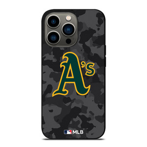 OAKLAND ATHLETICS BASEBALL BLACK CAMO iPhone 13 Pro Case Cover OAKLAND ATHLETICS BASEBALL BLACK CAMO iPhone 13 Pro Case Cover