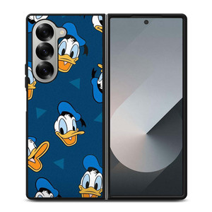 DISNEY DONALD DUCK PATTERN Samsung Galaxy Z Fold 6 Case Cover