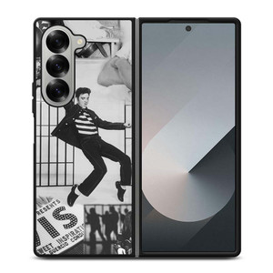 ELVIS PRESLEY COLLAGE 2 Samsung Galaxy Z Fold 6 Case Cover ELVIS PRESLEY COLLAGE 2 Samsung Galaxy Z Fold 6 Case Cover