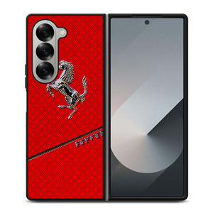 FERRARI RED CAR LOGO Samsung Galaxy Z Fold 6 Case Cover FERRARI RED CAR LOGO Samsung Galaxy Z Fold 6 Case Cover