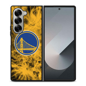 GOLDEN STATE WARRIORS BASKETBALL NBA FIRE Samsung Galaxy Z Fold 6 Case Cover