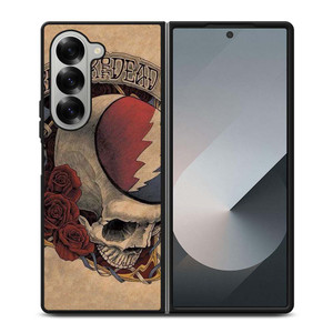 GRATEFUL DEAD SKULL LOGO ART Samsung Galaxy Z Fold 6 Case Cover