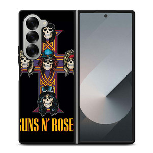 GUNS N ROSES ROCK BAND CROSS Samsung Galaxy Z Fold 6 Case Cover