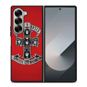 GUNS N ROSES ROCK BAND RED Samsung Galaxy Z Fold 6 Case Cover