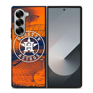HOUSTON ASTROS ICON MLB BASEBALL TEAM LOGO Samsung Galaxy Z Fold 6 Case Cover