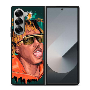 JUICE WRLD RAPPER FACE ART Samsung Galaxy Z Fold 6 Case Cover JUICE WRLD RAPPER FACE ART Samsung Galaxy Z Fold 6 Case Cover