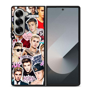 JUSTIN BIEBER COLLAGE Samsung Galaxy Z Fold 6 Case Cover