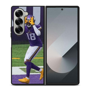 JUSTIN JEFFERSON MINNESOTA VIKINGS NFL Samsung Galaxy Z Fold 6 Case Cover