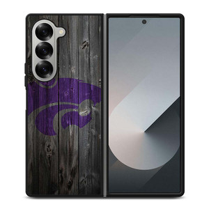 KANSAS CITY WILDCATS WOODEN LOGO Samsung Galaxy Z Fold 6 Case Cover KANSAS CITY WILDCATS WOODEN LOGO Samsung Galaxy Z Fold 6 Case Cover