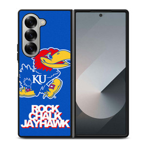 KANSAS JAYHAWKS ROCK CHALK Samsung Galaxy Z Fold 6 Case Cover