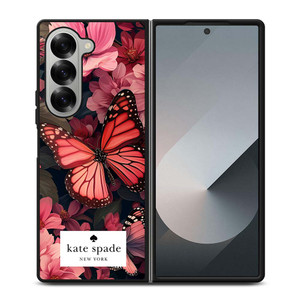 KATE SPADE NEW YORK FLOWER BUTTTERFLY Samsung Galaxy Z Fold 6 Case Cover