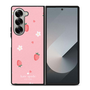 KATE SPADE NEW YORK LOGO STRAWBERRIES Samsung Galaxy Z Fold 6 Case Cover KATE SPADE NEW YORK LOGO STRAWBERRIES Samsung Galaxy Z Fold 6 Case Cover