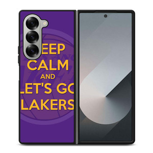 KEEP CALM AND GO LAKERS Samsung Galaxy Z Fold 6 Case Cover