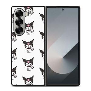 KUROMI CAT ANIME PATTERN Samsung Galaxy Z Fold 6 Case Cover