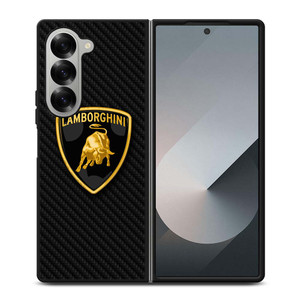 LAMBORGHINI AUTOMOBILI CARBON FIBER Samsung Galaxy Z Fold 6 Case Cover