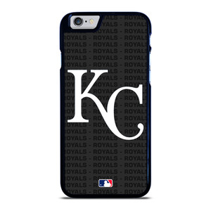 KANSAS CITY ROYALS BASEBALL BLACK iPhone 6 / 6S Case Cover
